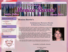 Tablet Screenshot of monicabarrie.com